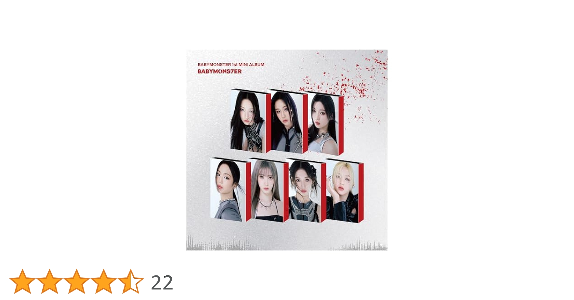 Amazon.co.jp: BABYMONSTER BABYMONS7ER 1st Mini Album YG TAG